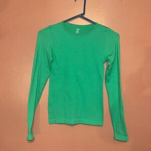 LIME GREEN LONG SLEEVE TOP